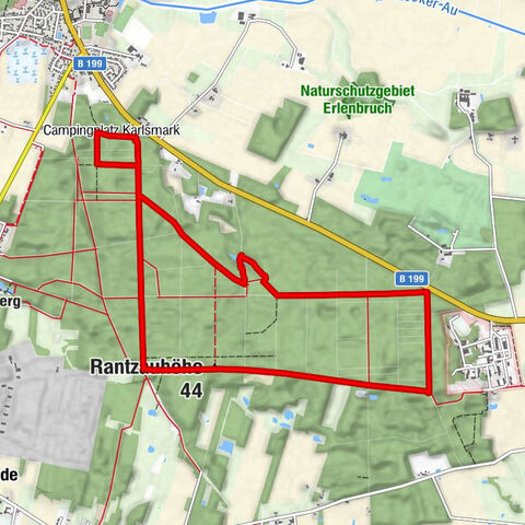 Leck - Ahlefelder Höhe - Rantzauhöhe - Enge-Sande