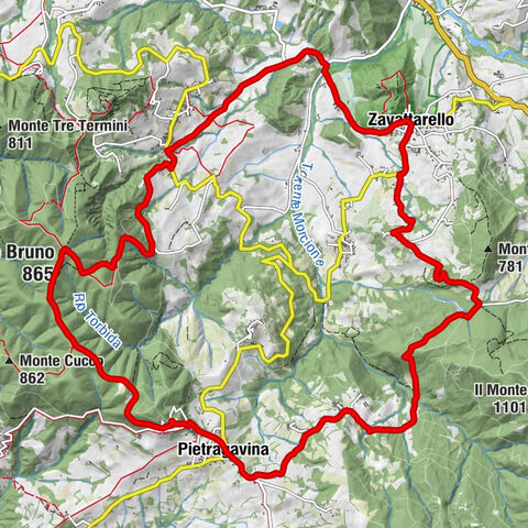 L'Incontro dalle Tre Gemelle - Monte Bruno - Passo di Pietragavina - Zavattarello