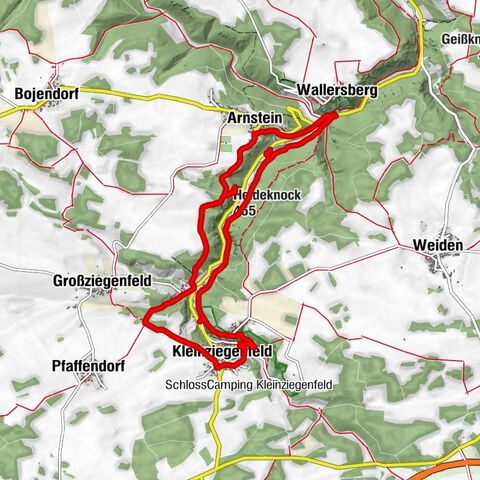 Weismain - Gasthof Zöllner - Heideknock - Kleinziegenfeld