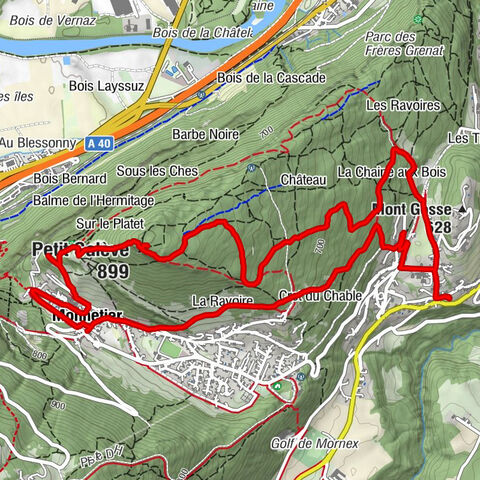 Monnetier-Mornex - Le Mont Gosse - Annemasse - Petit Salève