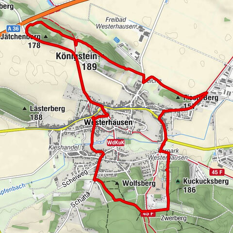 Westerhausen - Fisch-Berg - Königstein