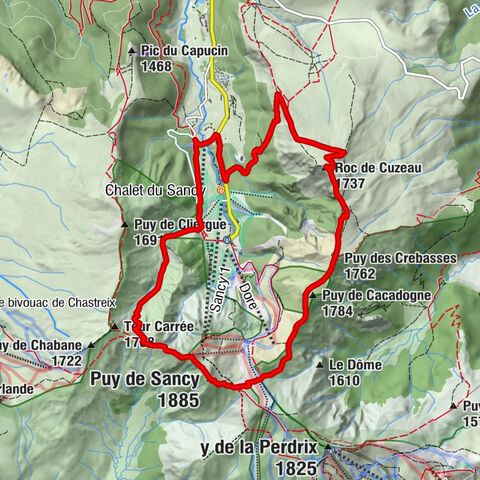 Mont-Dore - Puy Redon - Puy de Cacadogne - Les Longes