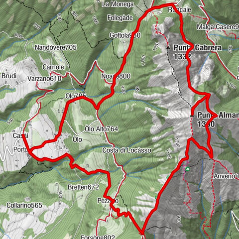 Portole - Forcella di Sale - Punta Almana - Croce di Pezzolo