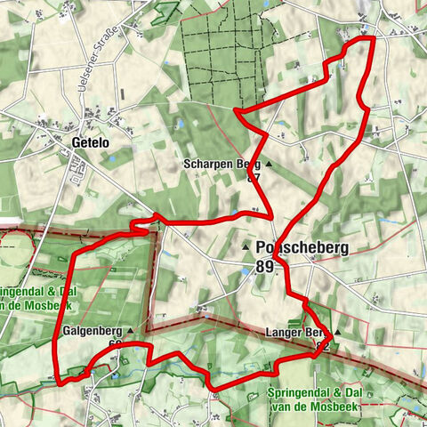 Uelsen - Höcklenkamp - Langer Berg - Restaurant Watermolen Bels