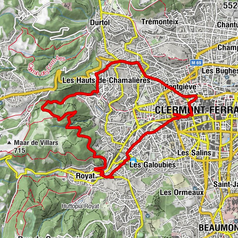 Bonnabaud - Chamalières - Puy de Chateix - Clermont-Ferrand