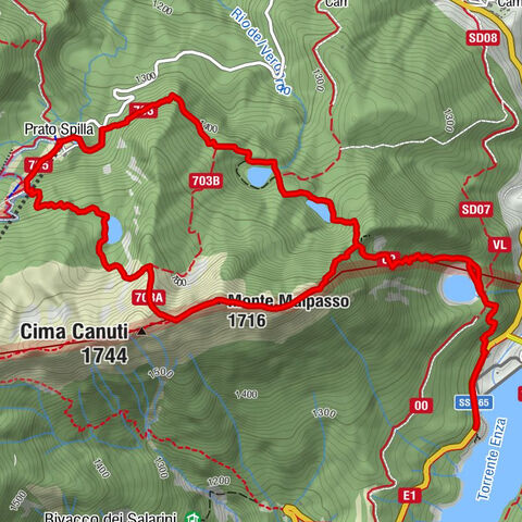 Monchio delle Corti - Passo Sasseda - Monte Malpasso - Rifugio Albergo Prato Spilla