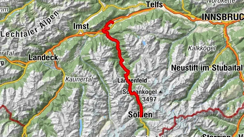 Recorrido completo de la ruta ciclista del Ötztal (11)