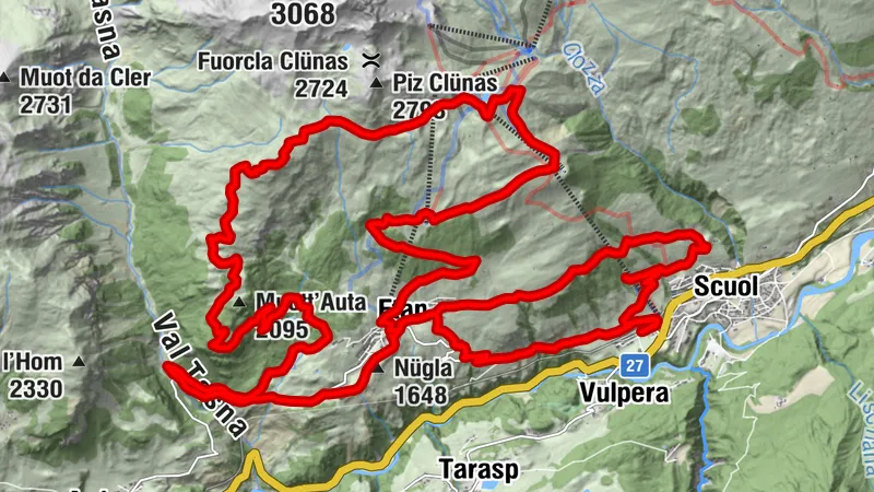 Ruta circular Alp Clünas