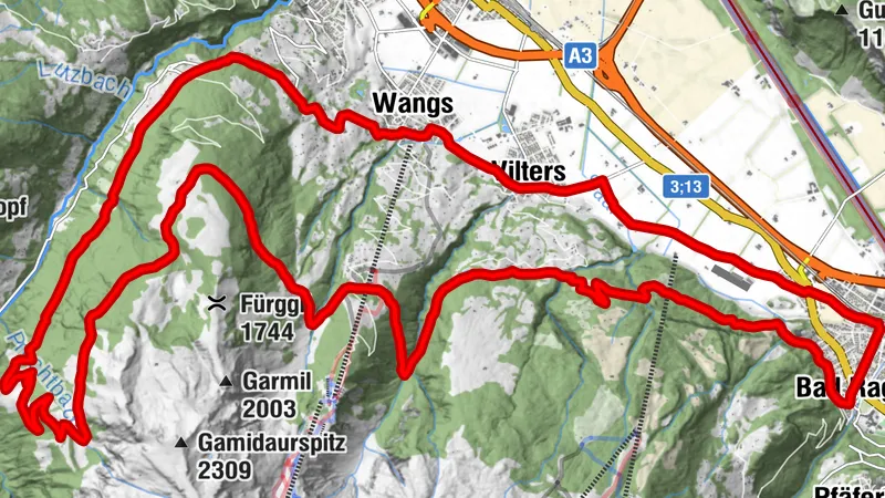 RUTA DE MOUNTAINBIKE "ALP GAMIDAUR BIKE" No. 471