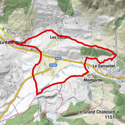 A la entrada de l'Avance (MTB)