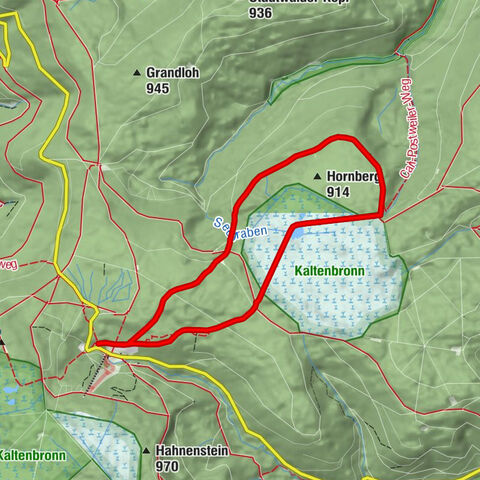 Recorrido Kaltenbronn N° 1 - Ruta Wildseemoor