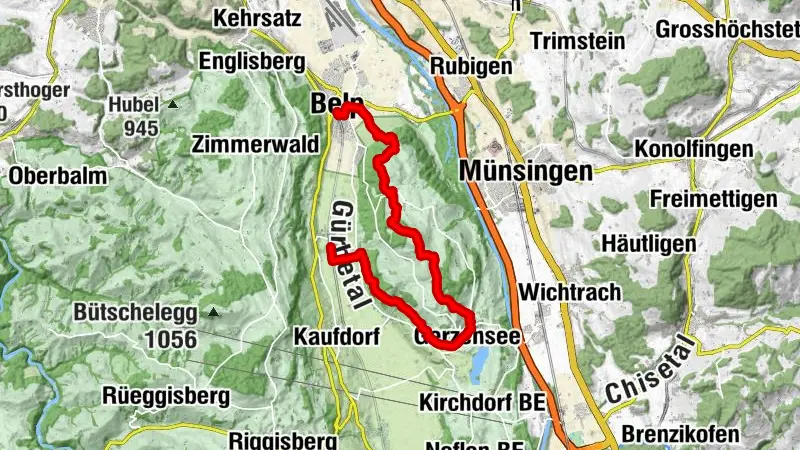 Belpberg - Chutzen - Caminata