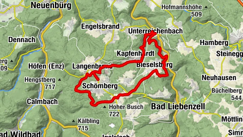N° 3 Glücksrad - Ruta exigente