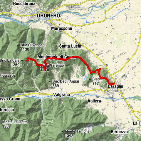 Vie Storiche di Montagna | Curnis Auta Etapa 1 Caraglio - Rifugio La Scola