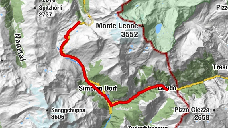 Via Stockalper | Etapa 2 Paso de Simplon - Gondo