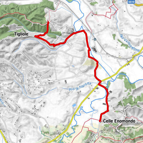 Via dei Santi | Etapa 2 Celle Enomondo San Pancrazio - San Carlo di Tigliole