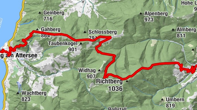 Wanderung 3s Richtberg - Gahberg