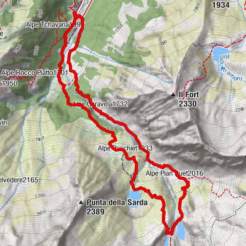 BALME Lagos Verdes y lago Paschiet