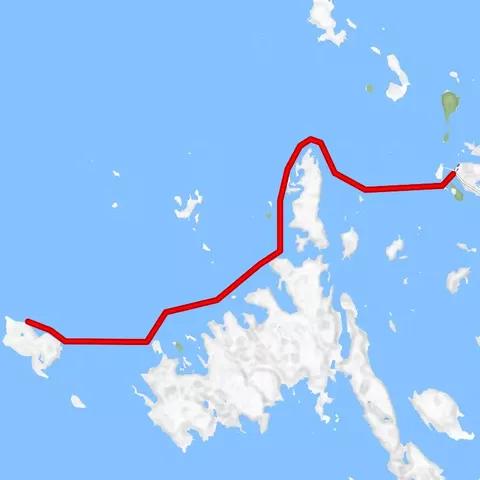 Ruta de kayak a Hevoskari