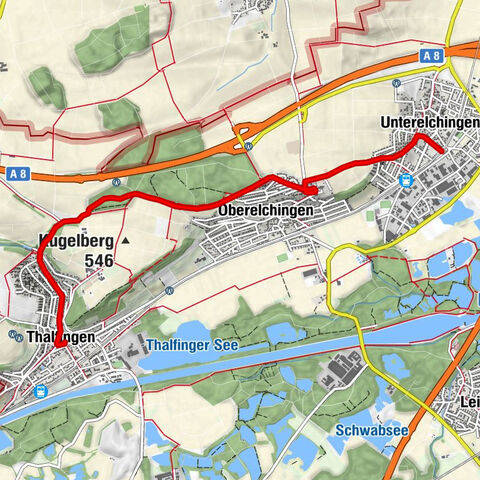 Panoramahöhenweg Elchingen