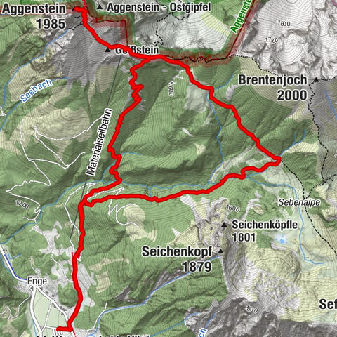 Gemeinde Grän, Tirol/Österreich Aggenstein Rundtour über Höhenweg