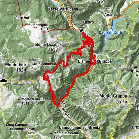 2023-10-28 Foza da Cismon del Grappa Valstagna. Ritorno da Enego 