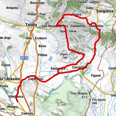 Vuelta a la Zona Media - Camping Bardenas Ruta 3