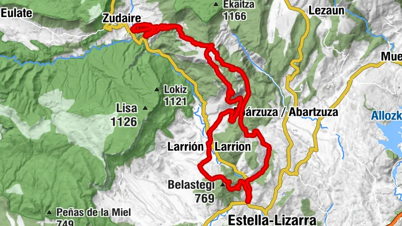 Larraiza, Rulez, Belastegi y Eraul - Camping Artaza Ruta 9