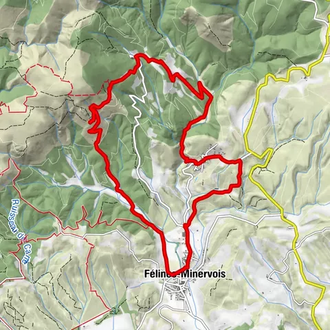 SENDERISMO FÉLINES MINERVOIS VENTAJOU