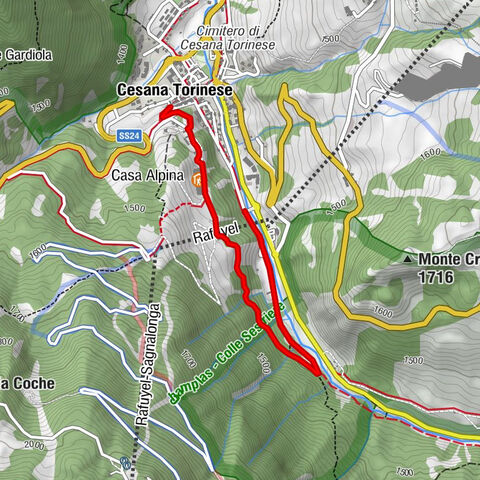 CESANA T.SE Recorrido del Massarello