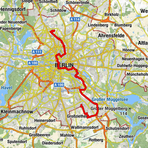 Berliner Mauerweg - Gropiusstadt bis Märkisches Viertel