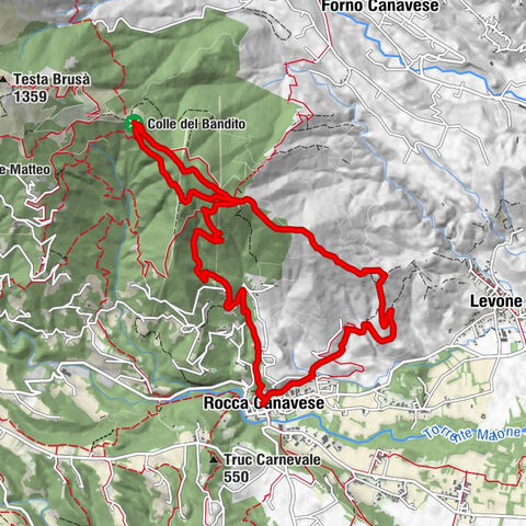 ROCCA CANAVESE Madonna della Neve - Capilla del Bandito