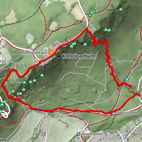 Hohe Wand: Hanslsteig - Leiterlsteig