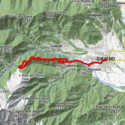 De Giaveno al Colletto del Forno en MTB