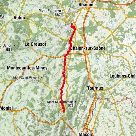 Los Caminos de Santiago de Compostela de Remigny a Cluny
