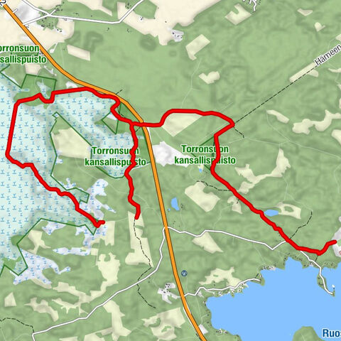 Eerikkilä-Piippurinsuo Hämeen Ilvesreitti 9,7km