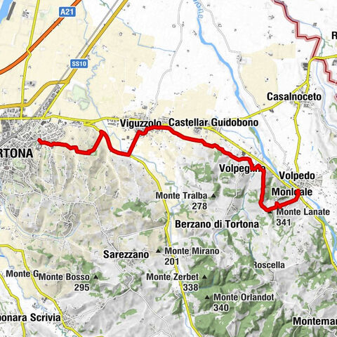 Sentiero 101 : Sentiero Tortona - Volpedo in camminata