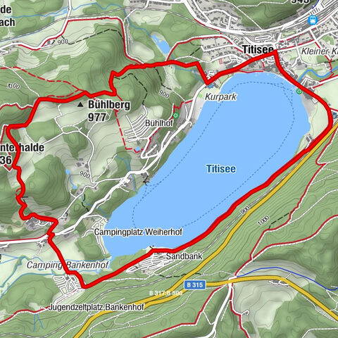 Höhenklimaweg Titisee-Rundweg