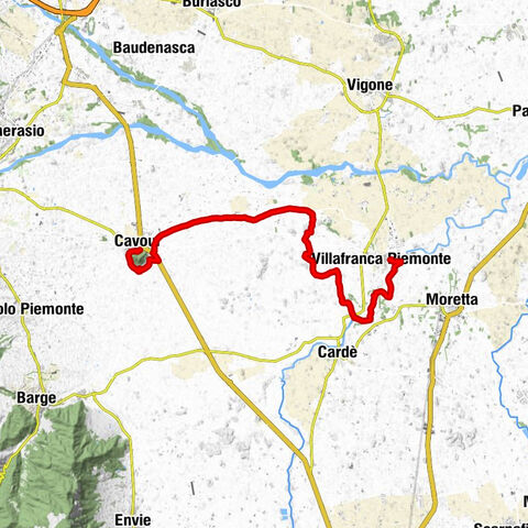 Las Strade dei Forti - etapa 1 de Villafranca Piemonte a Cavour