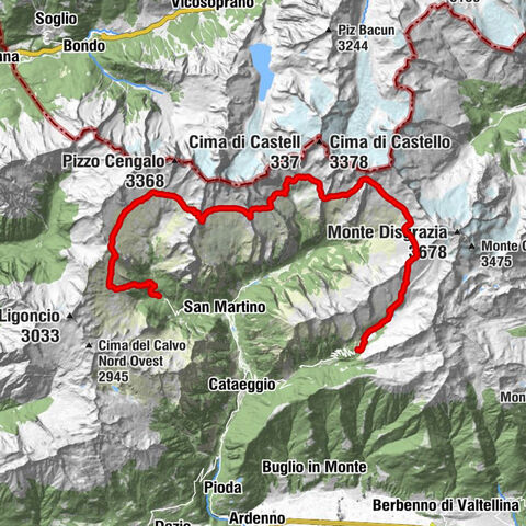 Sentiero Roma in Val Masino