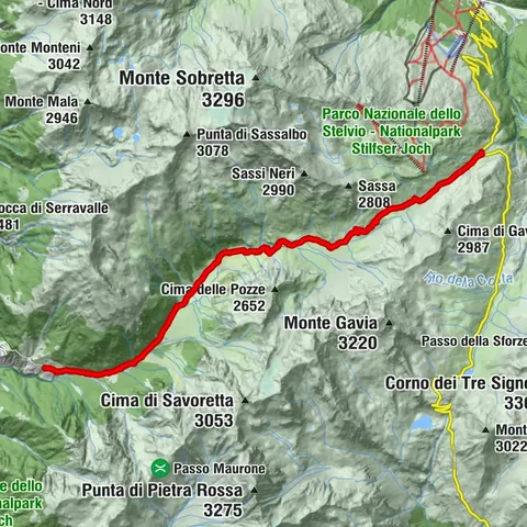 Excursión en el Valle de Rezzalo desde el puente de Alpe