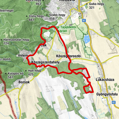 "alpannonia" - Ruta circular Velem-Köszegszerdahely-Köszegdoroszlo