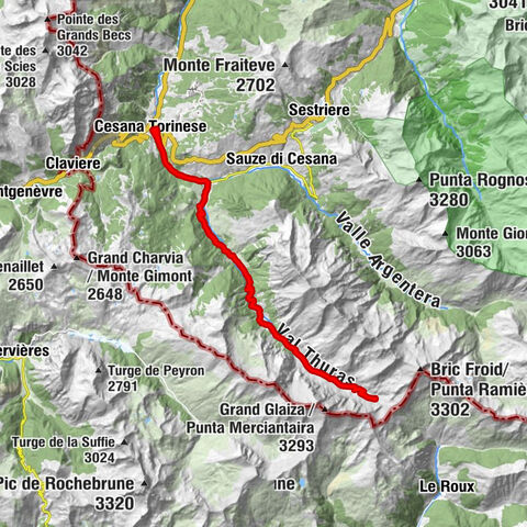 Vivaque Val Thuras y Tornior (Cesana T.se)