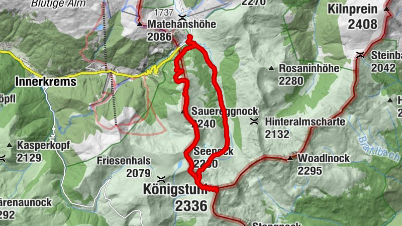 Königstuhlrunde im Biosphärenpark Nockberge