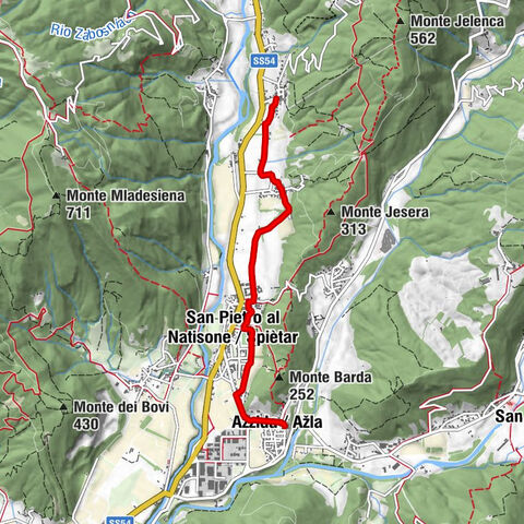 10 mil pasos de salud FVG - SAN PIETRO AL NATISONE - ruta 1