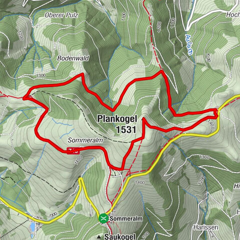 Plankogel-Rundweg, Sommeralm