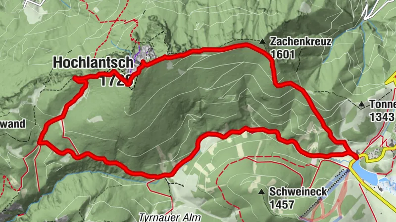 Hochlantsch-Runde, Teichalm