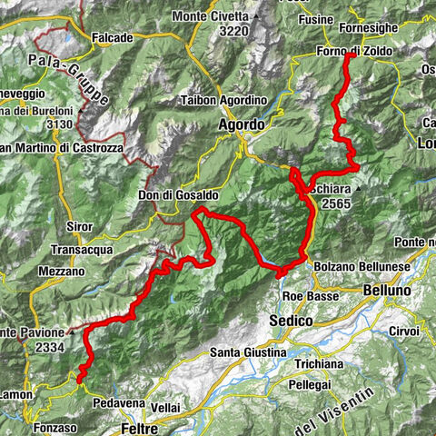 17 Alta via delle Dolomiti Bellunesi