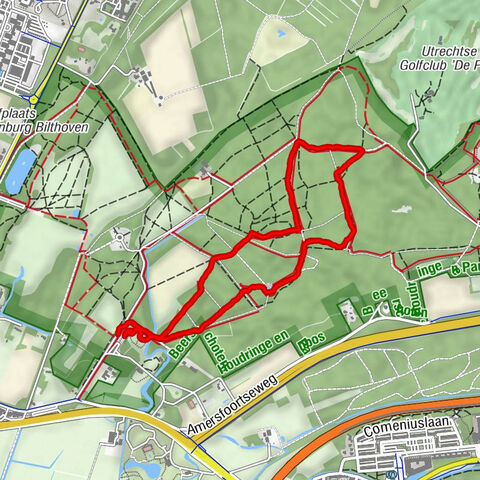 Rode wandeling Beerschoten.