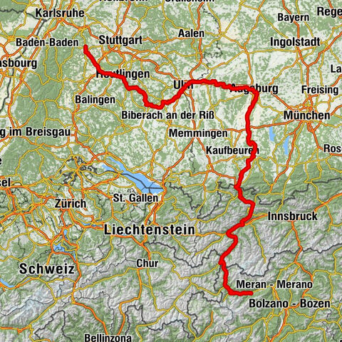 Von Ernstmühl nach Latsch